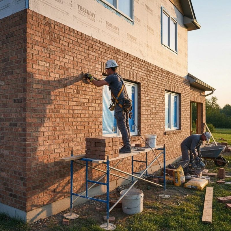 Brick Siding Installation