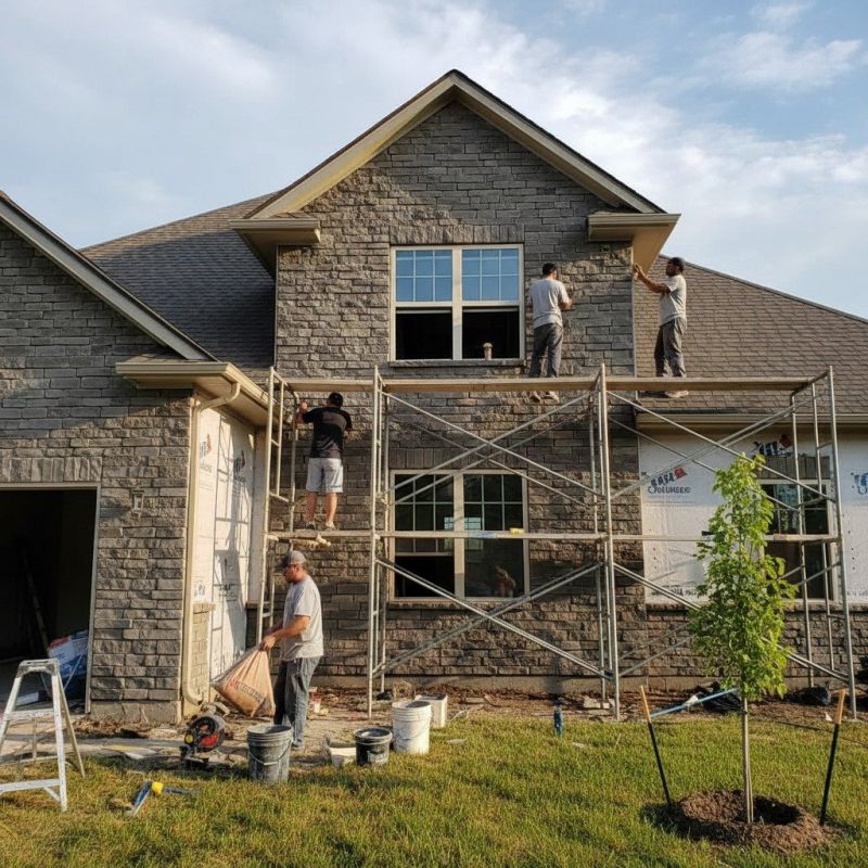 Brick Siding Installation
