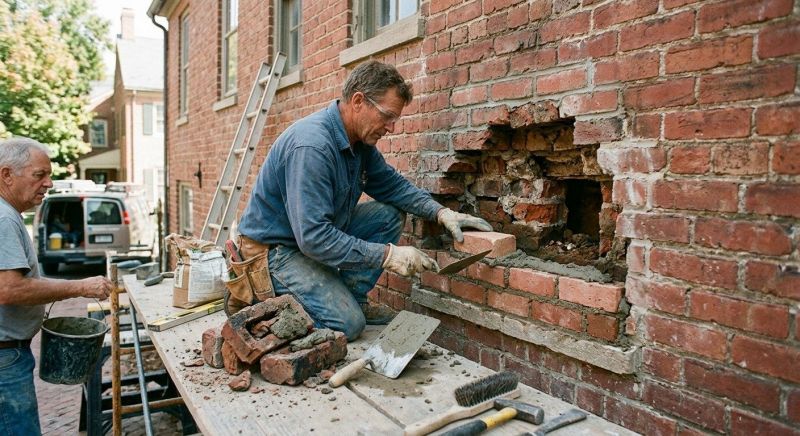 Brick Flooring Installation in West Hartford, CT