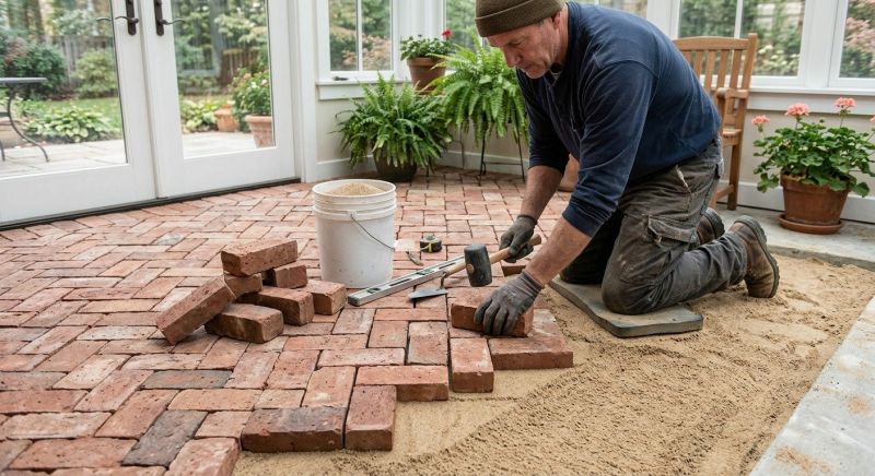 Brick Patio Installation in Stamford, CT