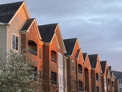 Brick Siding on Residential Homes