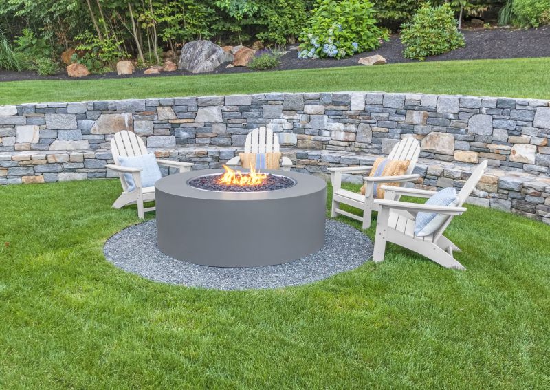 Stone Wall Hardscaping in Worcester, MA